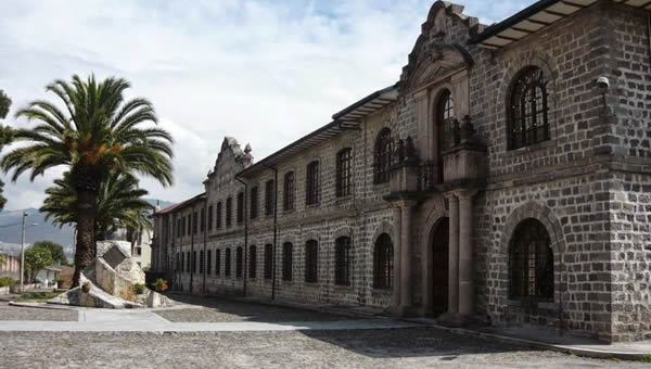 The Aurelio Espinosa Pólit Museum and Library in Quito Ecuador