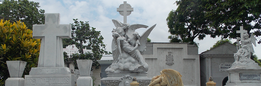 The Route of Writers and Artists, in the General Cemetery of Guayaquil, Ecuador.