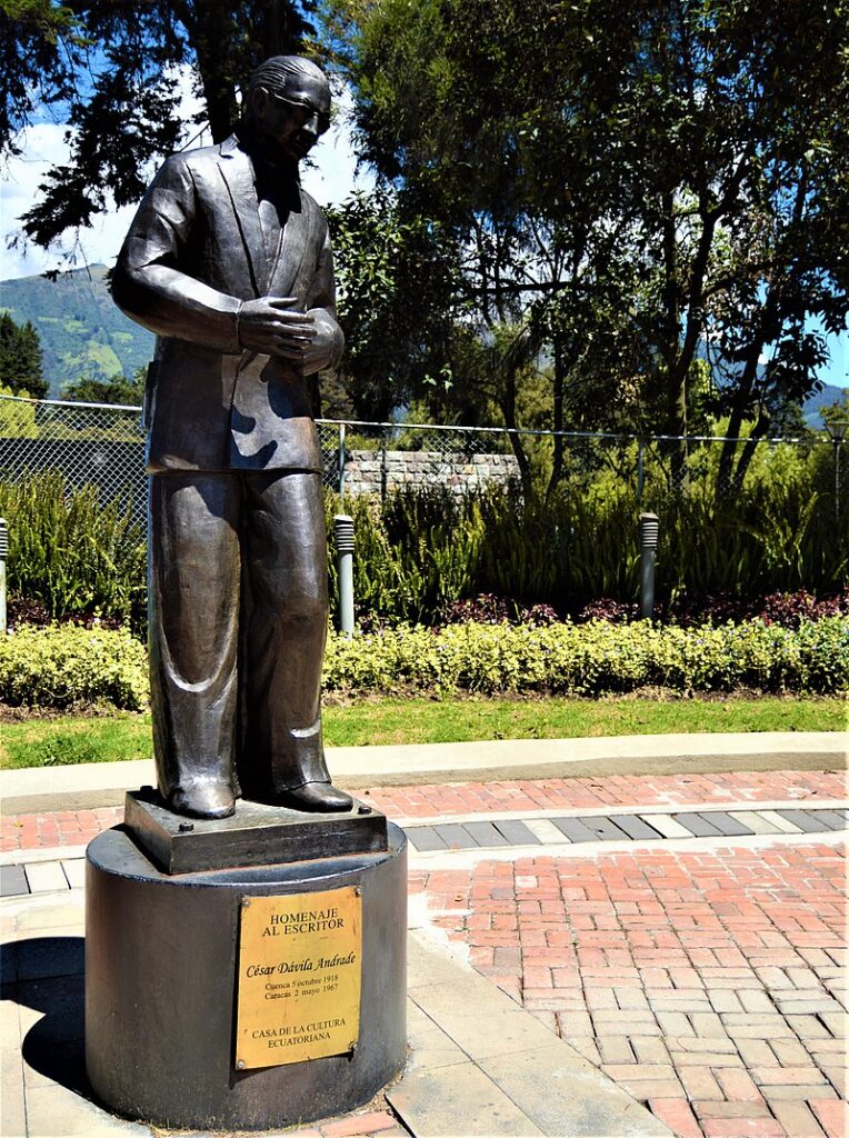 César Dávila Andrade at the House of Ecuadorian Culture